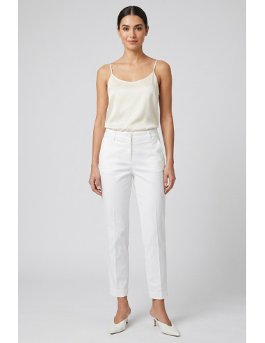 Fresh Flower pantalone capri in cotone stretch FD701 [b4339ceb]