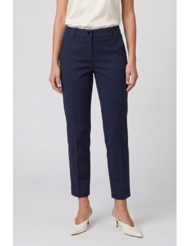 Fresh Flower pantalone capri in cotone stretch FD701 [4116a4e4]