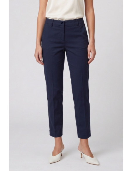 Fresh Flower pantalone capri in cotone stretch FD701 [4116a4e4]