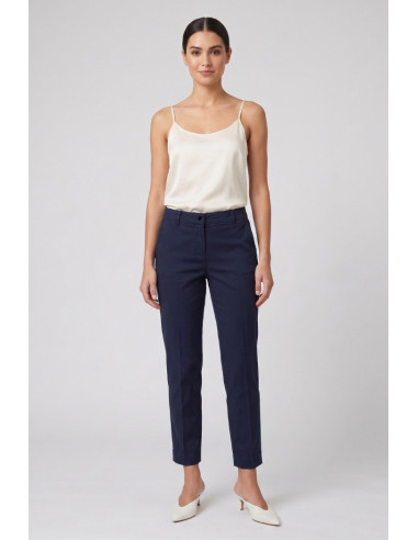 Fresh Flower pantalone capri in cotone stretch FD701 [2f2d26ed]