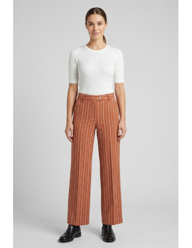 Fly Girl pantalone a righe in tessuto elasticizzato 31175/02 [b8b8c200]