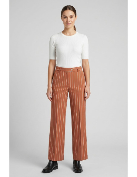 Fly Girl pantalone a righe in tessuto elasticizzato 31175/02 [b8b8c200]