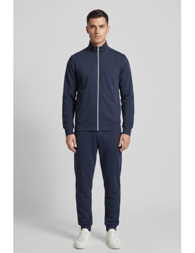 Guy felpa full zip con logo ricamato Mondial494n-30f M49908 [5ea2ef8d]