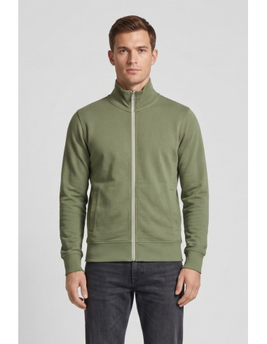 Guy felpa full zip con logo ricamato Mondial494n-30f M49908 [cae1bf67]