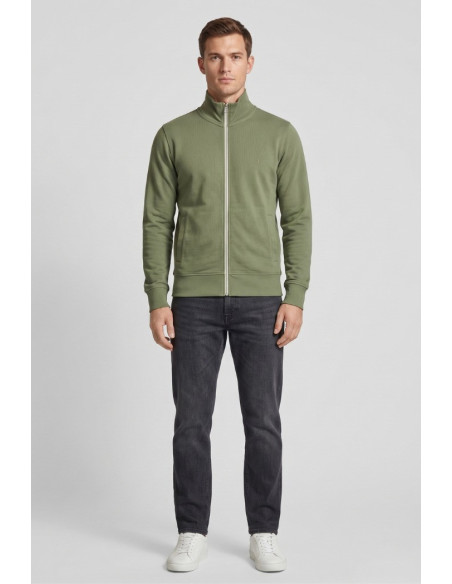 Guy felpa full zip con logo ricamato Mondial494n-30f M49908 [a4da3d6e]
