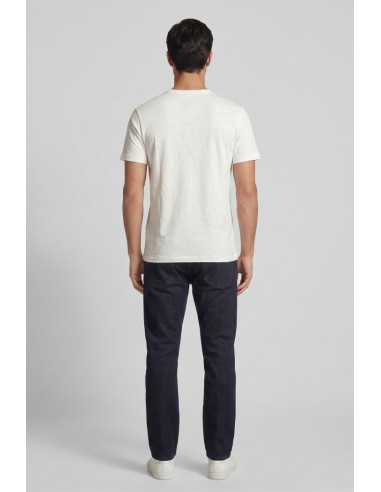 Guy t-shirt in jersey di cotone con orli vivi Cabrio119-sb M49890 [ebdebbed]
