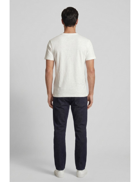 Guy t-shirt in jersey di cotone con orli vivi Cabrio119-sb M49890 [ebdebbed]