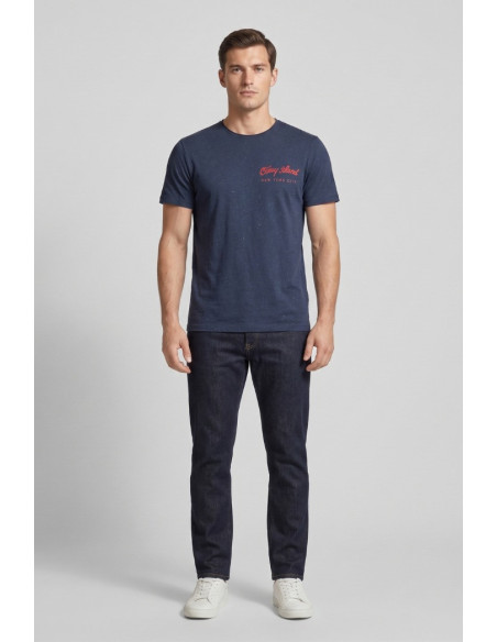 Guy t-shirt in jersey di cotone con orli vivi Cabrio119-sb M49890 [c7ddc0ef]