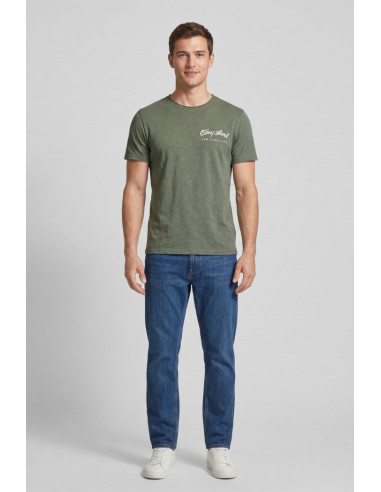 Guy t-shirt in jersey di cotone con orli vivi Cabrio119-sb M49890 [69bb3f18]