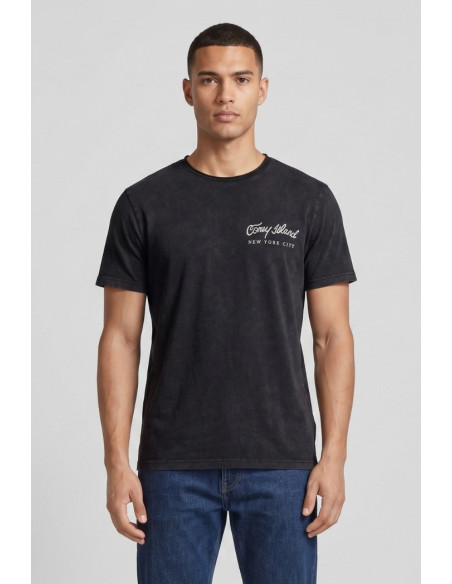 Guy t-shirt in jersey di cotone con orli vivi Cabrio119-sb M49890 [19fa406c]