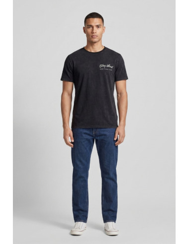 Guy t-shirt in jersey di cotone con orli vivi Cabrio119-sb M49890 [77c1c265]