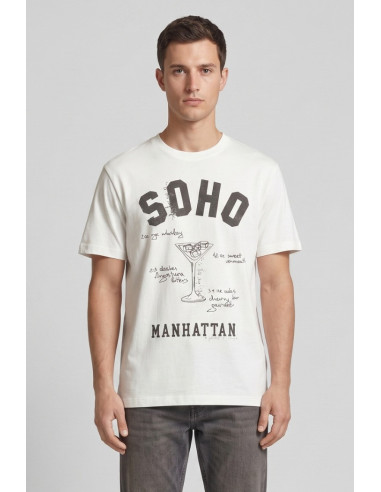 Guy t-shirt in jersey di cotone con stampa Cabrio110-jr M49877 [4af5d0fb]