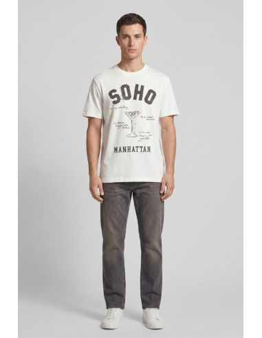Guy t-shirt in jersey di cotone con stampa Cabrio110-jr M49877 [24ce52f2]