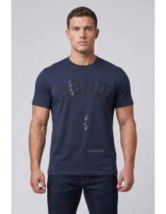 Guy t-shirt in jersey di cotone con stampa Cabrio110-jr M49877 [d1eb6afd]