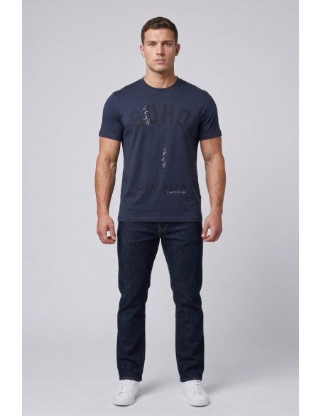 Guy t-shirt in jersey di cotone con stampa Cabrio110-jr M49877 [bfd0e8f4]