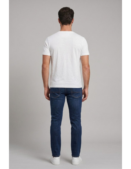 Guy t-shirt in jersey di cotone con orli vivi Cabrio120-sb M49891 [73e6339a]