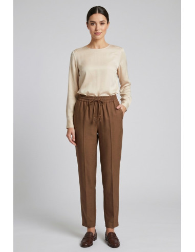 Fly Girl pantalone con laccio in misto viscosa 3953/40 [4b88c276]