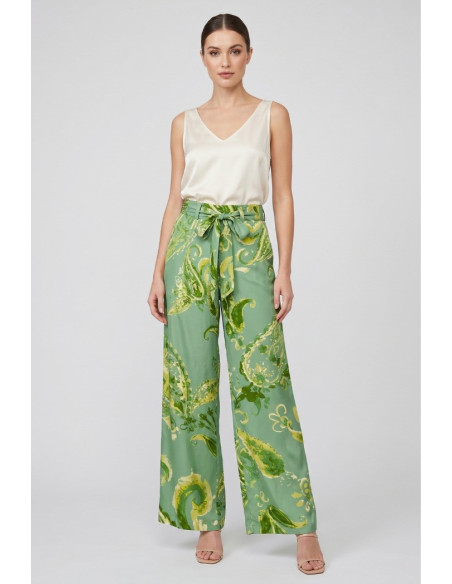 Fly Girl pantalone a fantasia in viscosa 31322/02 [29645595]