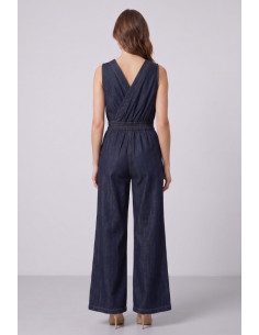 Fly Girl tuta in denim di cotone 91468/01 [1543fad2] 2
