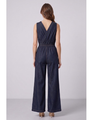 Fly Girl tuta in denim di cotone 91468/01 [cc65b9df]