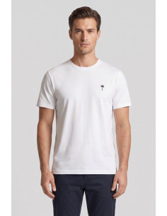 Guy t-shirt in jersey di cotone con logo ricamato Cabrio754rn-jet2 M49864 [e7551d73]