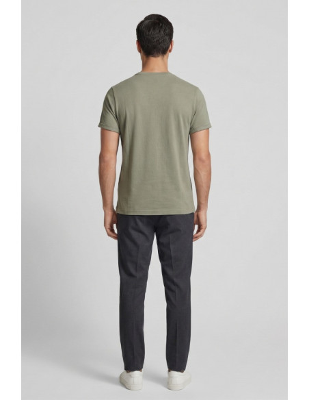 Guy t-shirt in jersey di cotone con logo ricamato Cabrio754rn-jet2 M49864 [5f15369b]