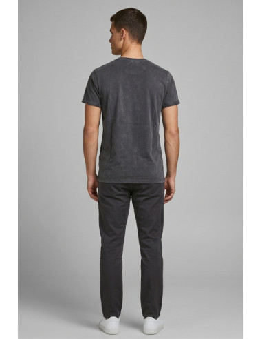 Guy t-shirt in jersey di cotone con logo ricamato Cabrio754rn-jet2 M49864 [1571e6f2]