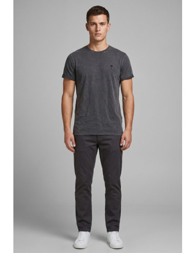 Guy t-shirt in jersey di cotone con logo ricamato Cabrio754rn-jet2 M49864 [a26c27f6]