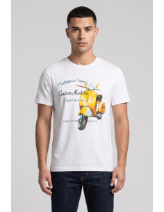 Guy t-shirt in jersey di cotone con stampa Cabrio106-jr M49873 [ace0ccb9]