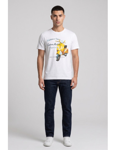 Guy t-shirt in jersey di cotone con stampa Cabrio106-jr M49873 [c2db4eb0]
