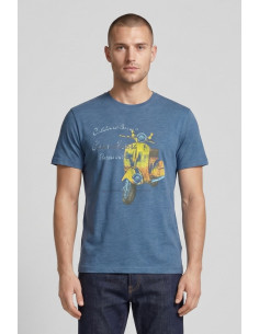 Guy t-shirt in jersey di cotone con stampa Cabrio106-jr M49873 [82ae8149]