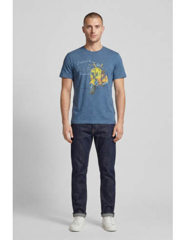 Guy t-shirt in jersey di cotone con stampa Cabrio106-jr M49873 [ec950340]