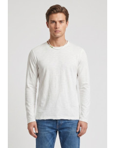 Guy t-shirt manica lunga con orli vivi Mondial467-jsb3 M49907 [d2cd588c]
