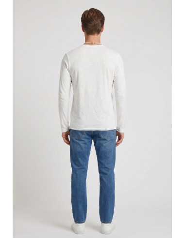 Guy t-shirt manica lunga con orli vivi Mondial467-jsb3 M49907 [0beb1b81]