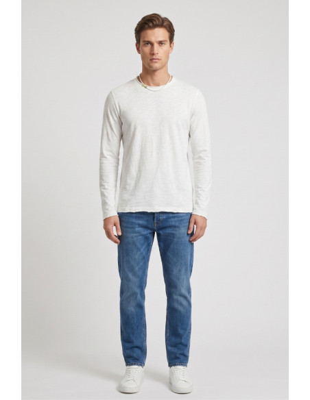 Guy t-shirt manica lunga con orli vivi Mondial467-jsb3 M49907 [bcf6da85]