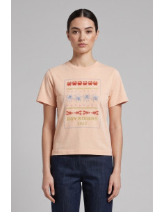 Roy Roger's t-shirt con ricamo Sea Crochet RND289CQ900111 [0aae69cb]