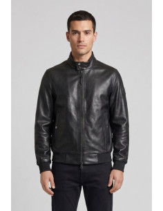Refrigue giubbino bomber in ecopelle Morg R57042M261 [c30a16af]