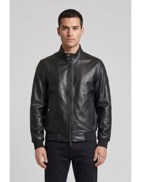 Refrigue giubbino bomber in ecopelle Morg R57042M261 [c30a16af]