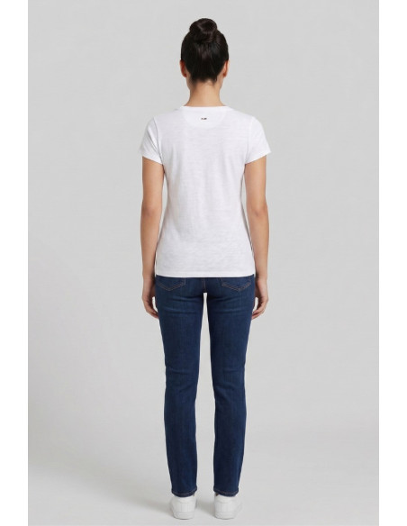 US Polo ASSN t-shirt in cotone con logo ricamato Lucy US43354020 [cda3e0b4]