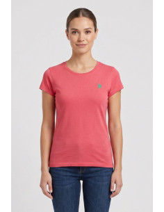 US Polo ASSN t-shirt in cotone con logo ricamato Lucy US43354020 [d952ec3f]