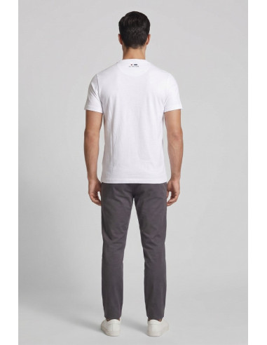 US Polo ASSN t-shirt in cotone con logo ricamato Luca US43154001 [a58138f5]