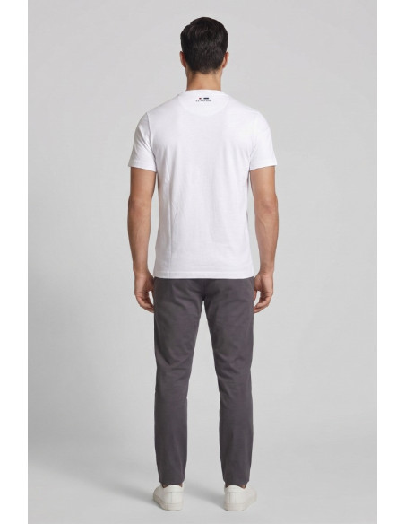 US Polo ASSN t-shirt in cotone con logo ricamato Luca US43154001 [a58138f5]