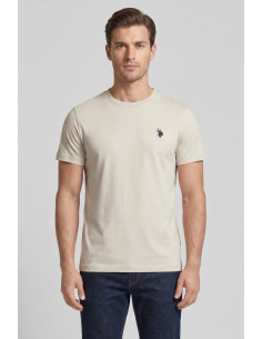 US Polo ASSN t-shirt in cotone con logo ricamato Luca US43154001 [49dd3b59]