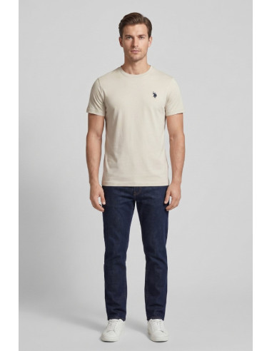 US Polo ASSN t-shirt in cotone con logo ricamato Luca US43154001 [27e6b950]