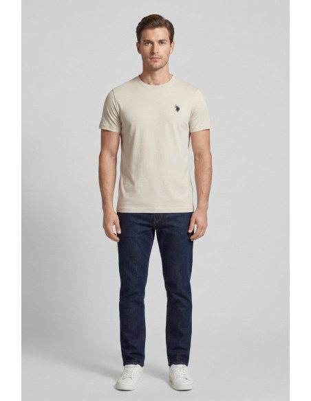 US Polo ASSN t-shirt in cotone con logo ricamato Luca US43154001 [27e6b950]