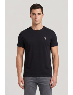 US Polo ASSN t-shirt in cotone con logo ricamato Luca US43154001 [57a5c374]