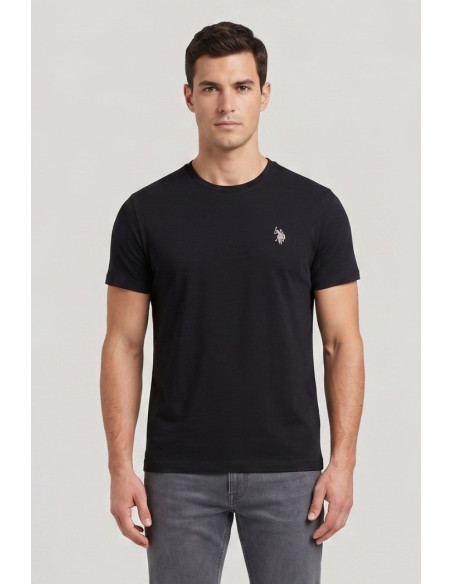 US Polo ASSN t-shirt in cotone con logo ricamato Luca US43154001 [57a5c374]