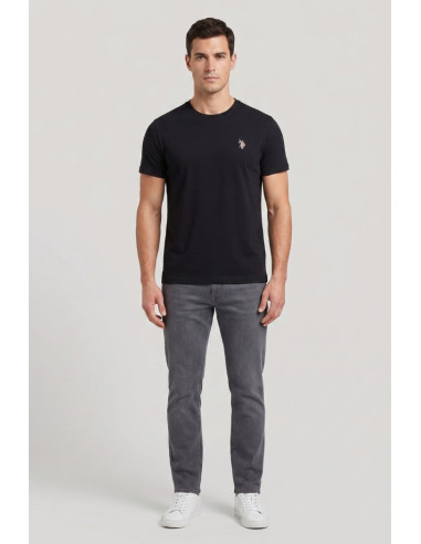 US Polo ASSN t-shirt in cotone con logo ricamato Luca US43154001 [399e417d]