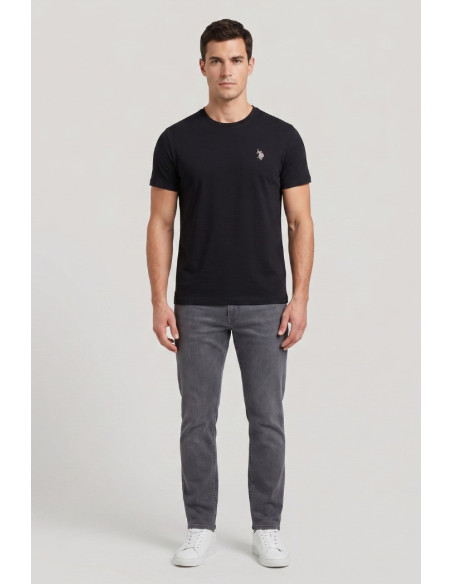 US Polo ASSN t-shirt in cotone con logo ricamato Luca US43154001 [399e417d]