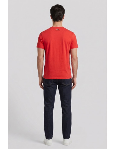 US Polo ASSN t-shirt in cotone con logo ricamato Luca US43154001 [1447ff06]